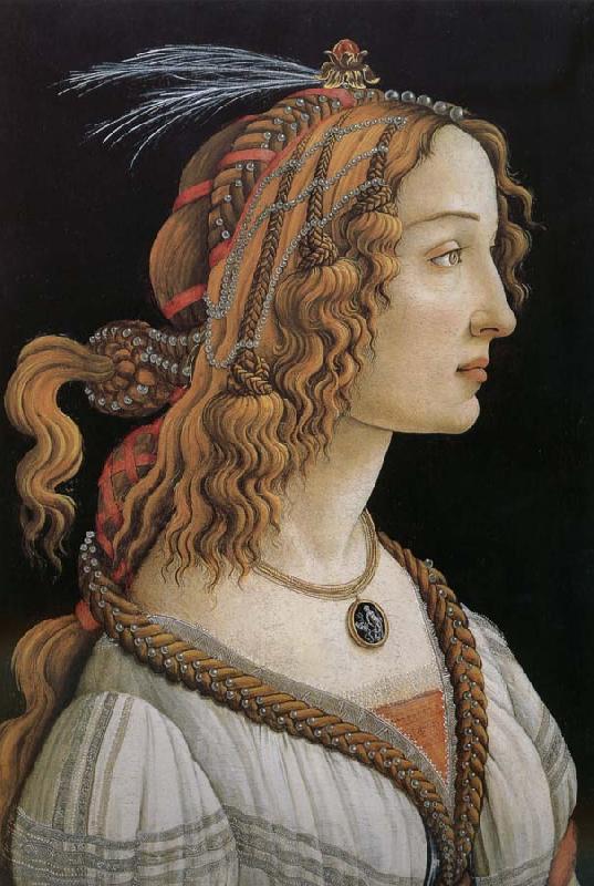 Sandro Botticelli Woman as Germany oil painting art